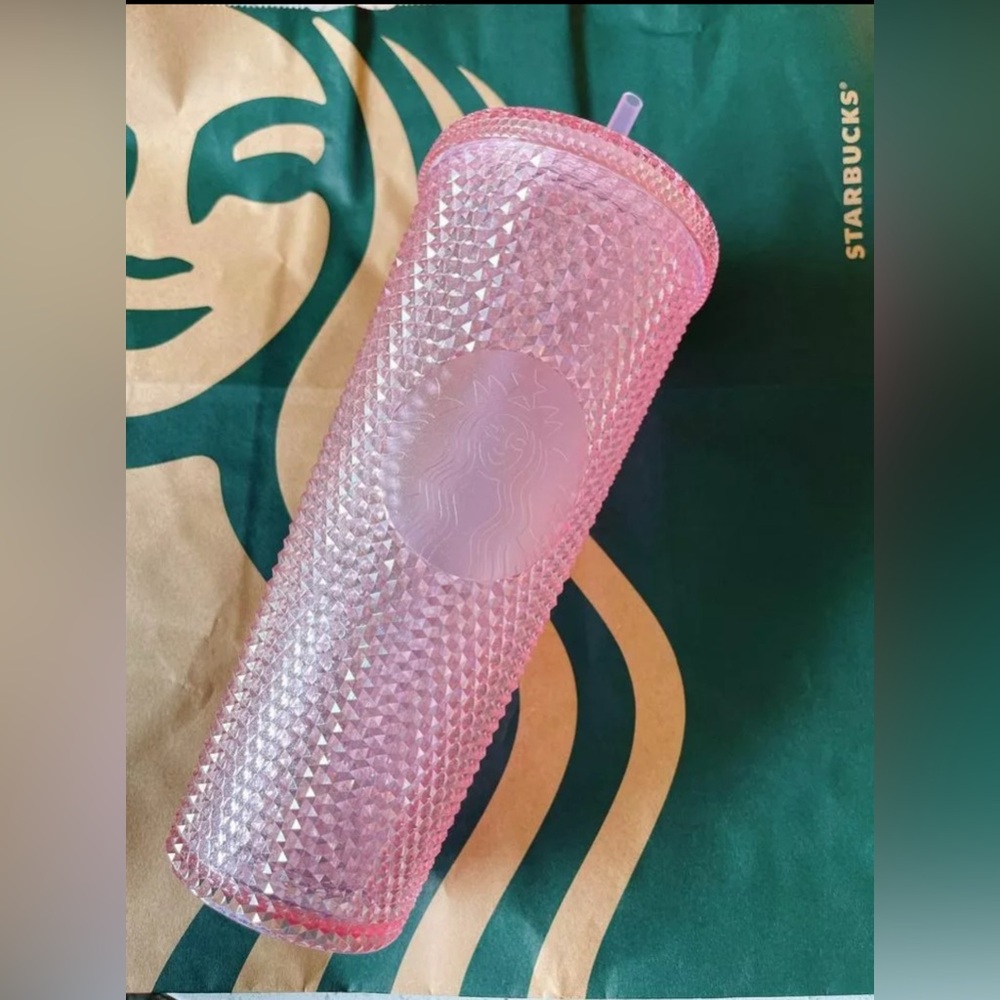 Starbucks Indonesia Glitter Bling Pink Venti Studded Tumbler